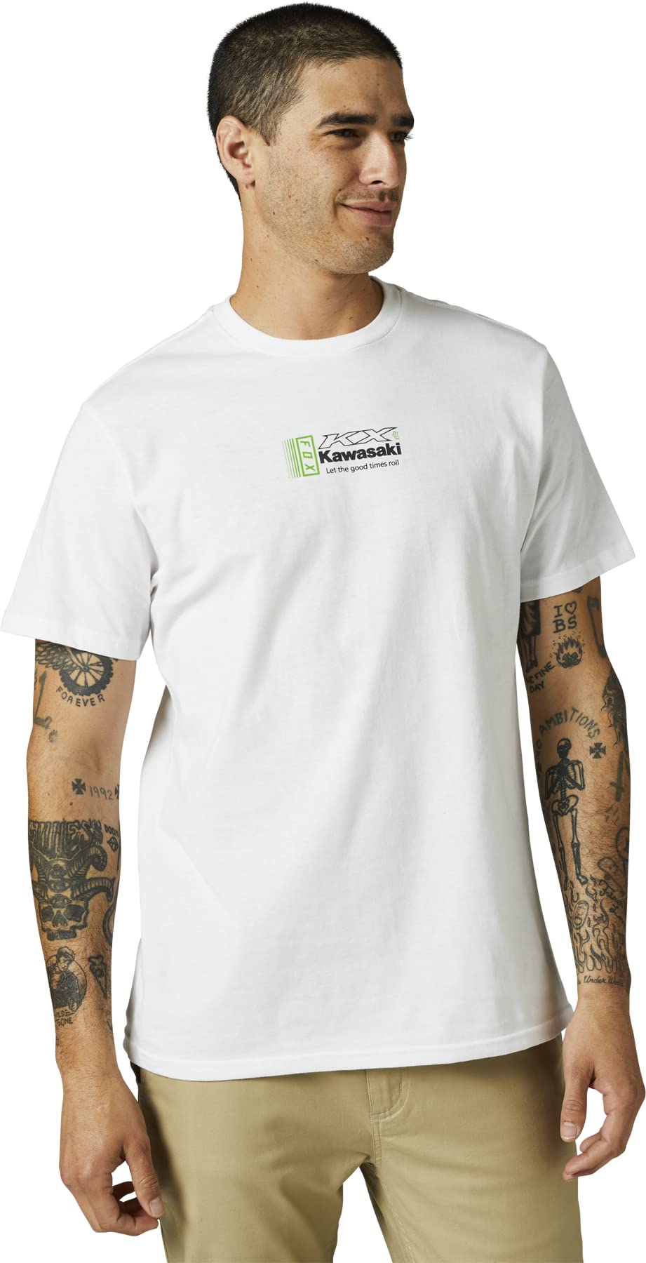 Fox Racing Men&#39;s Kawasaki Short Sleeve Premium Tee