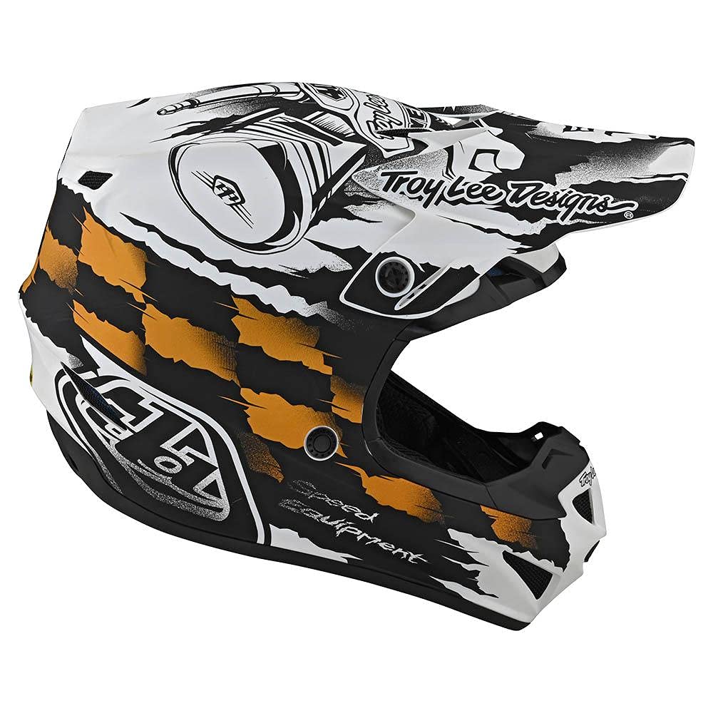 Troy Lee Designs SE4 Polyacrylite Adult Helmet W/ MIPS - Strike