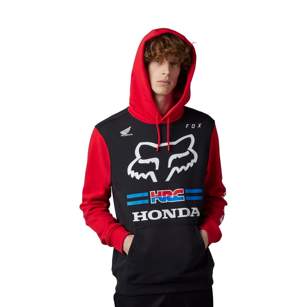 Fox Racing Men&#39;s Standard Fox X Honda Pullover Fleece Hoodie