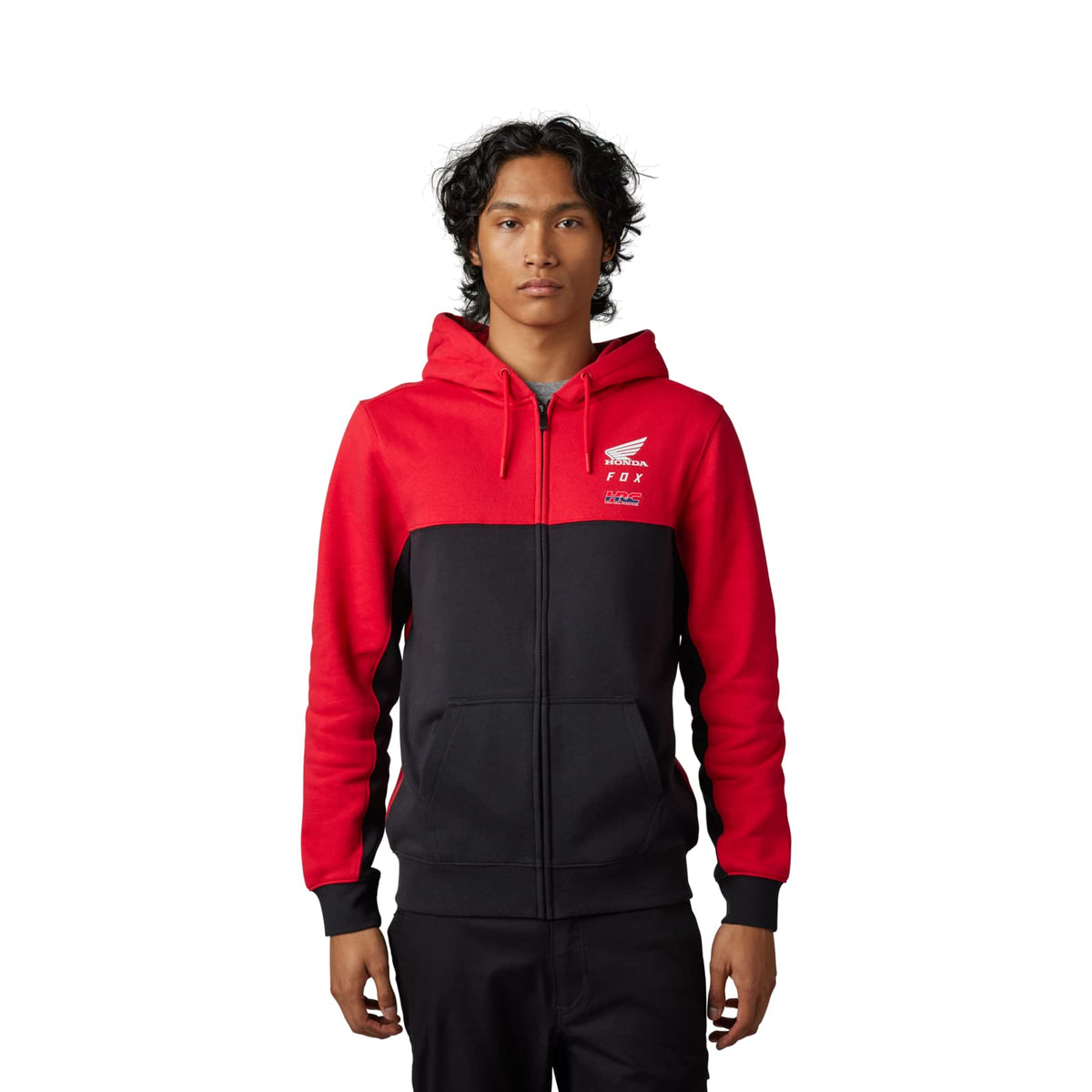 Fox Racing Men&#39;s Standard Fox X Honda Zip Fleece Hoodie