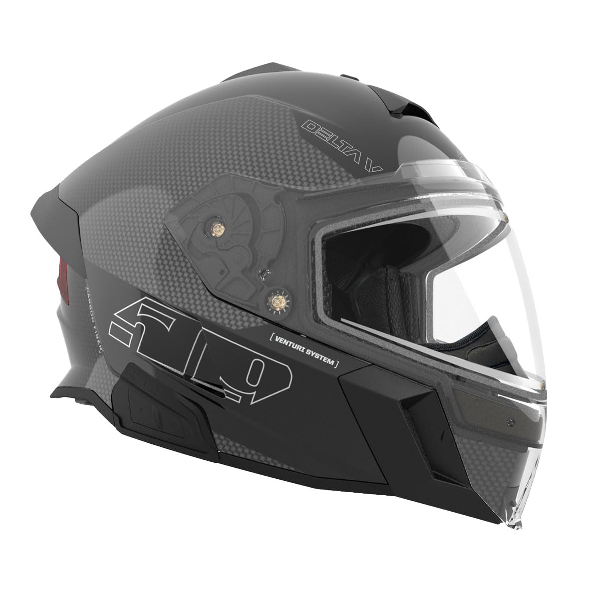 509 Delta V Carbon Commander Snowmobile Helmet