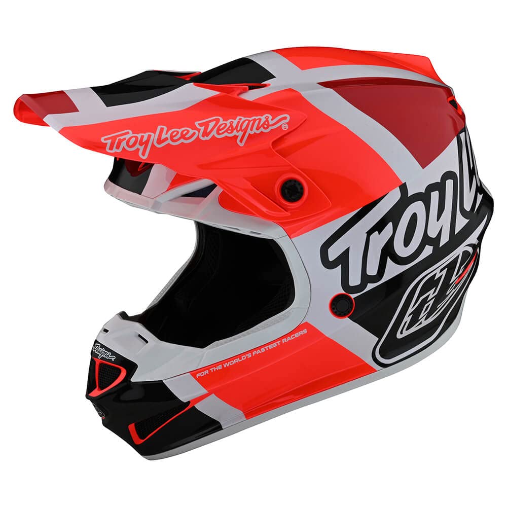 Troy Lee Designs SE4 Polyacrylite Adult Motocross Helmet W/MIPS - Quatro