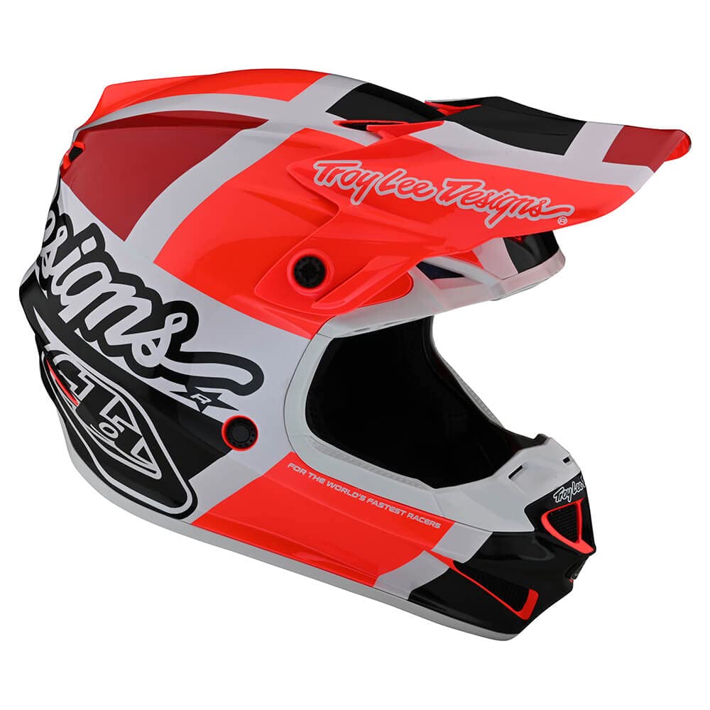 Troy Lee Designs SE4 Polyacrylite Adult Motocross Helmet W/MIPS - Quatro