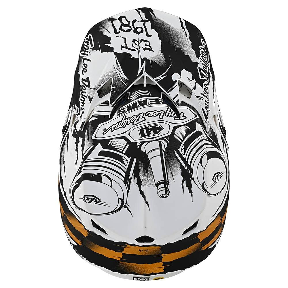 Troy Lee Designs SE4 Polyacrylite Adult Helmet W/ MIPS - Strike