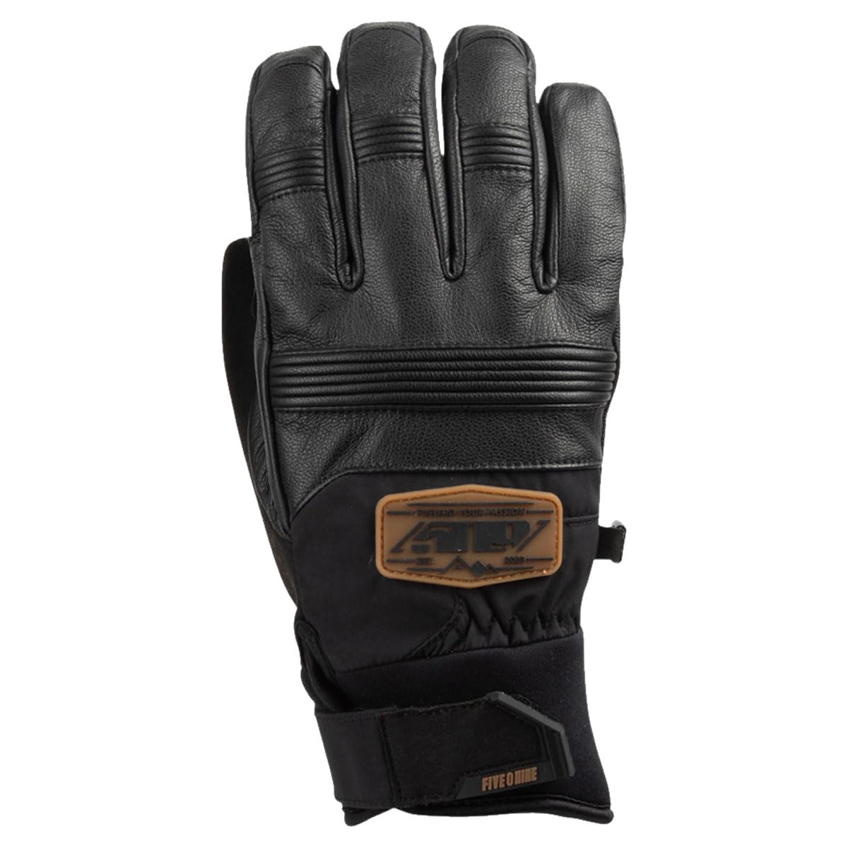 509 Free Range Snowmobile Gloves Insulated Waterproof Breathable Black Gum
