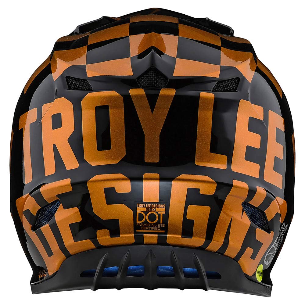 Troy Lee Designs Adult | Offroad | Motocross | SE4 Polyacrylite Helmet w/MIPS - Checker