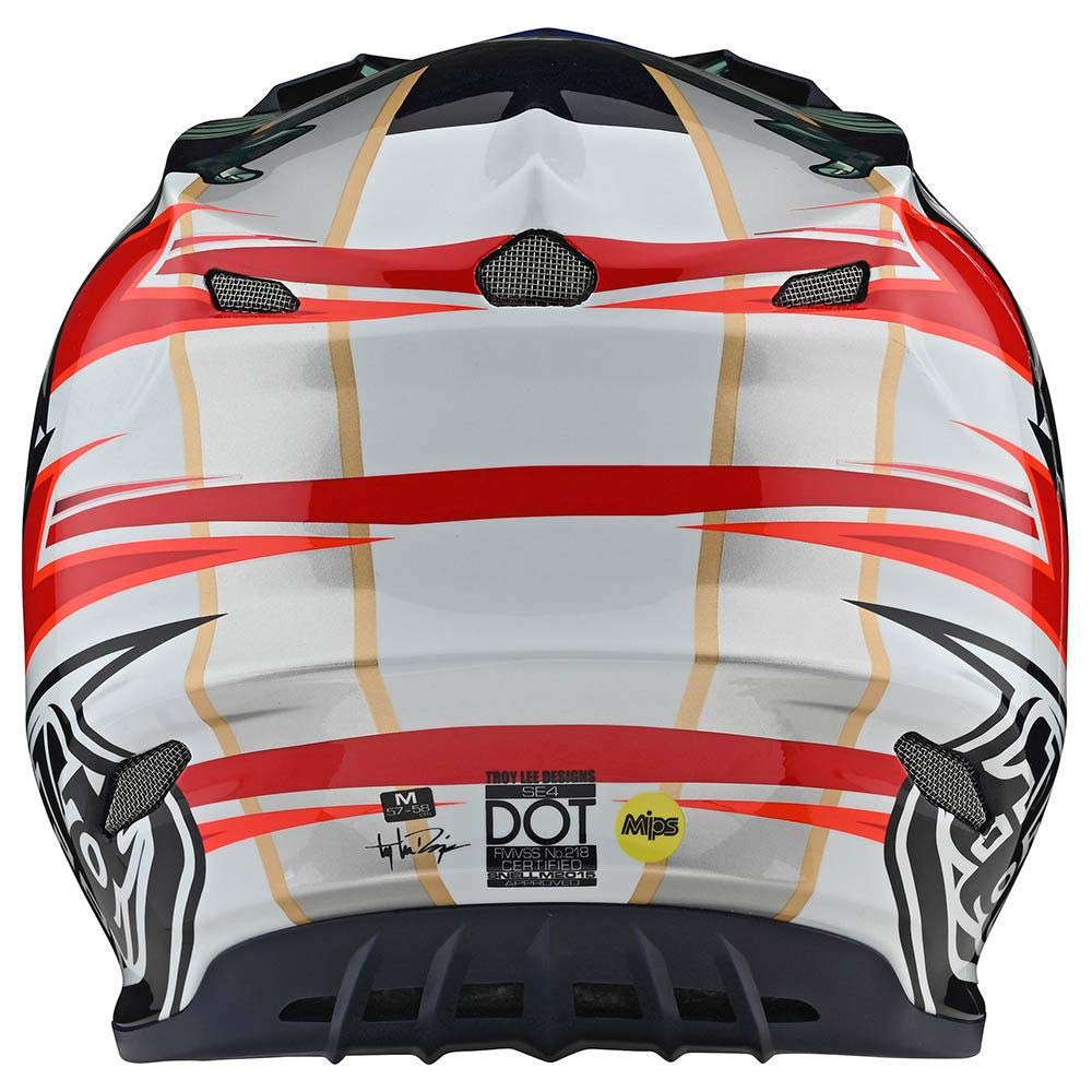Troy Lee Designs SE4 Liberty Carbon Helmet  Red/White/Blue | Offroad | Motocross |