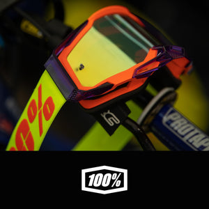 100% Racecraft 2 Goggles - Mountain Bike & Motocross Goggles - Eyewear for Motocross & Mountain Biking