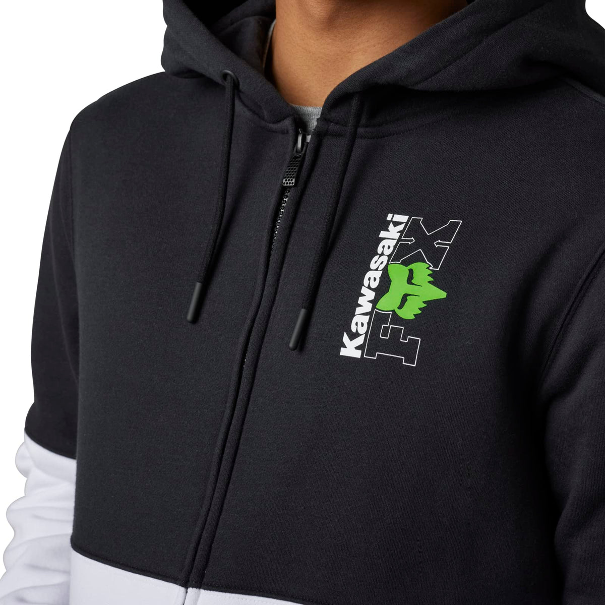 Fox Racing Men&#39;s Standard Fox X Kawi Zip Fleece Hoodie