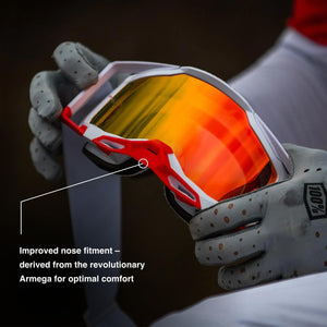 100% Racecraft 2 Goggles - Mountain Bike & Motocross Goggles - Eyewear for Motocross & Mountain Biking