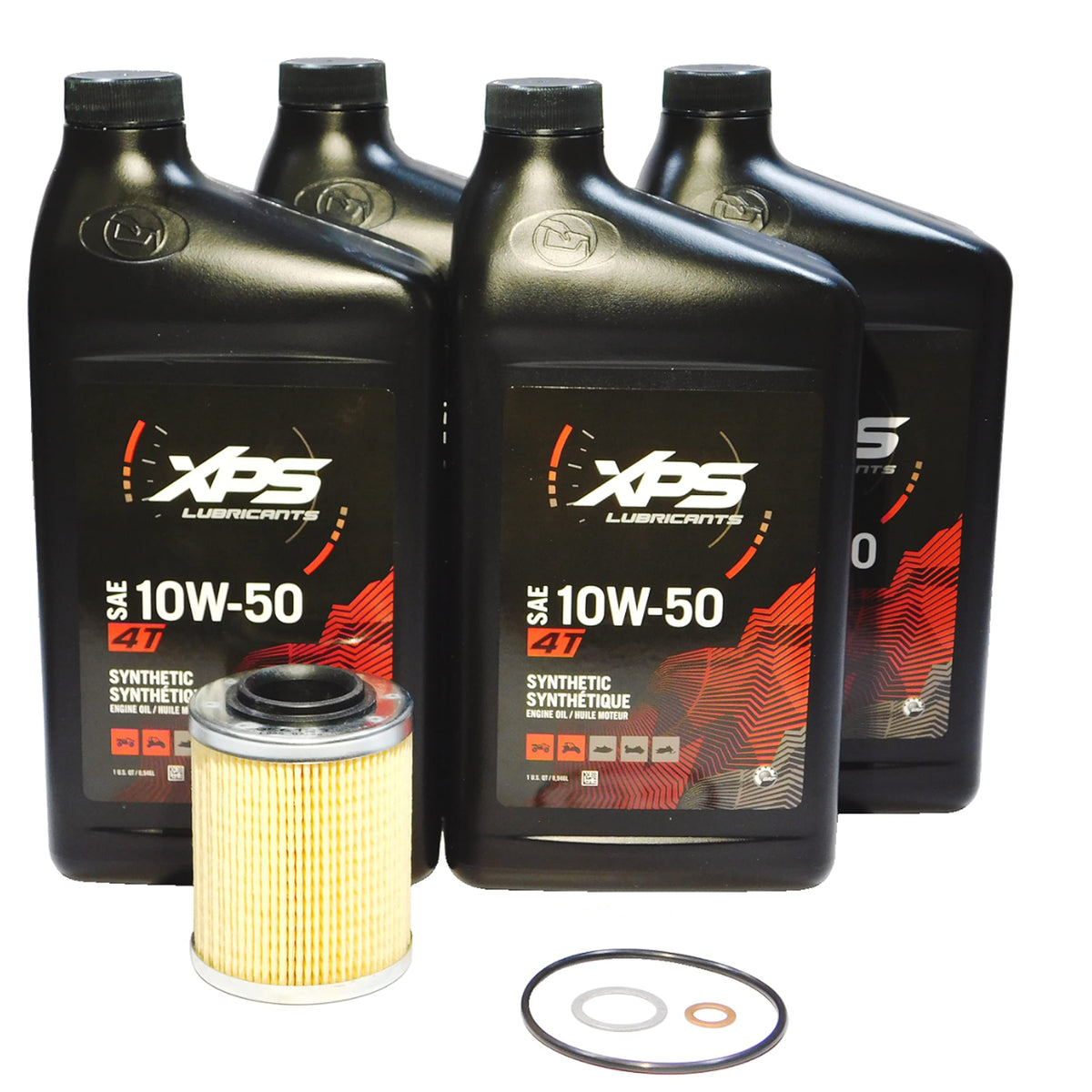 Can-Am New OEM 4T 10W-50 Synthetic Blend Oil Change Kit Rotax 900 9779261