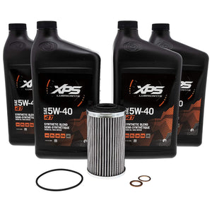 Can-Am New OEM, 4T 5W-40 Synthetic Blend Oil Change Kit, Rotax 991 (SM5) 9779247